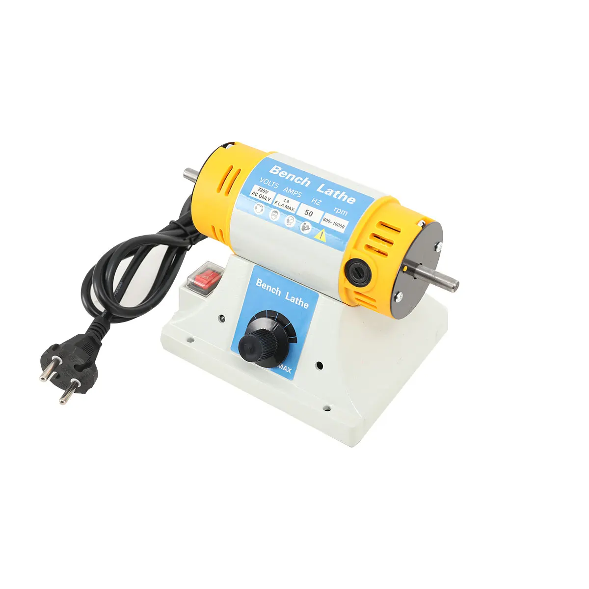 220V 350W Stone Polishing Machine DIY Woodworking Jade Jewelry Dental Bench Lathe Machine Grinding Machine Sanding Tools