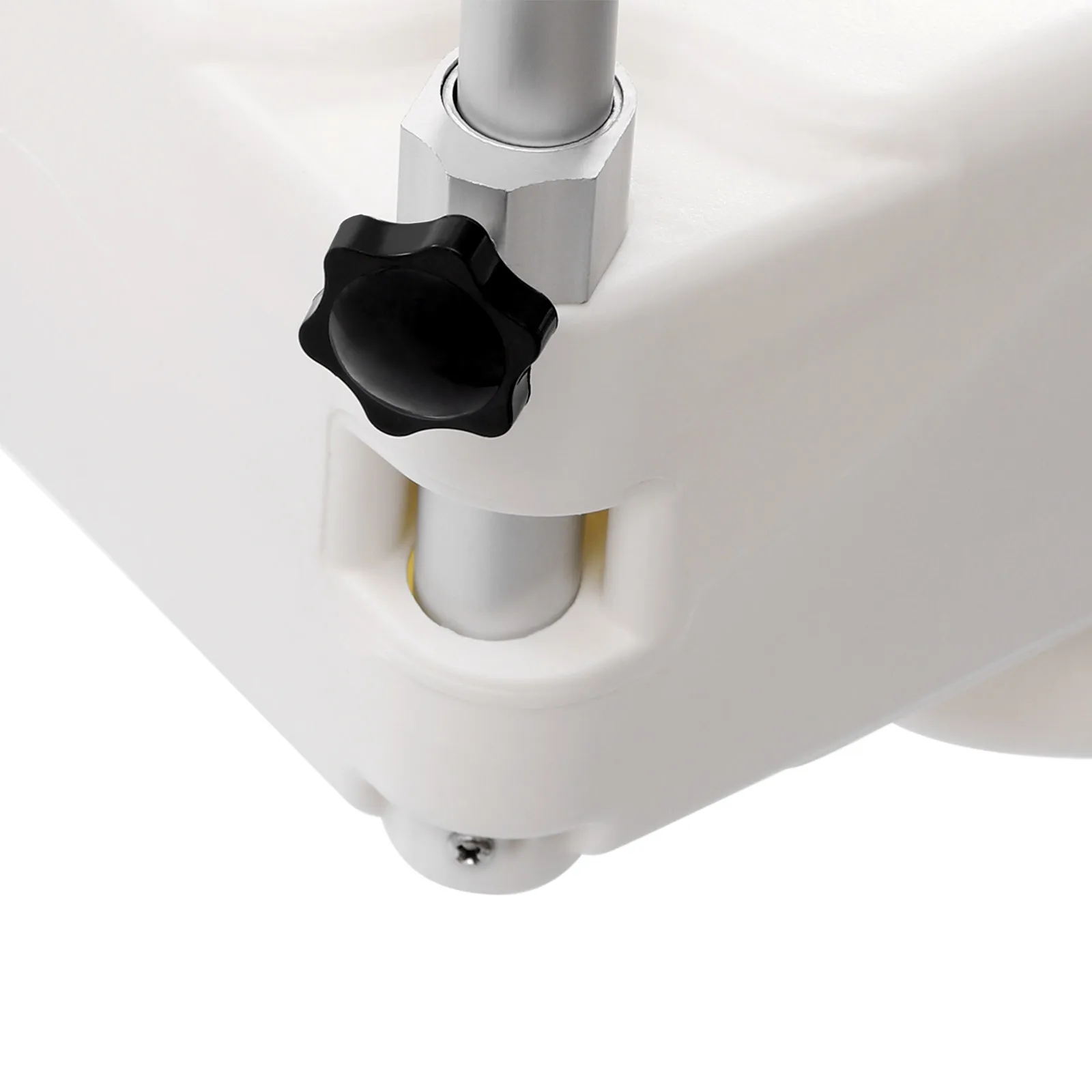 White Elderly Aluminum Alloy Toilet Height Pad With Armrest Toilet Seat Raiser & Safety Frames for Elder Suitable For Disabled