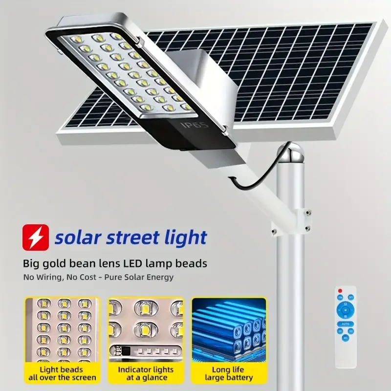 Super Bright Split solar street light Waterproof LED Solar Street Light Backyard Street Lamps Security Flood Lighting wall lamp