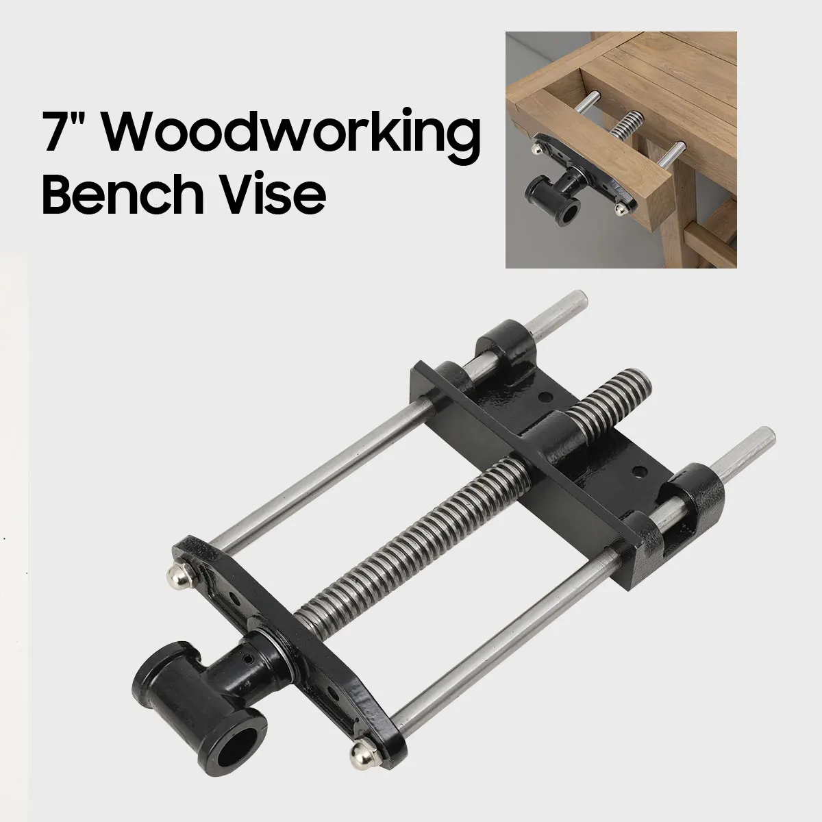 7" Woodworking Heavy Duty Table Clamp Bed Metal Vise Clip Fixed Repair Vice Tool Metal Vise Vice Tool Table Vise Table Vice Tool