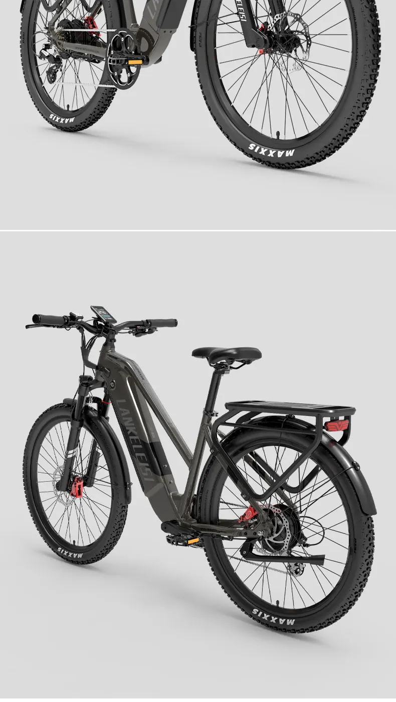 Lankeleisi MX600PRO 500W 48V 20AH 27.5" Electric Trekking Bike 20Ah City Electric Bike