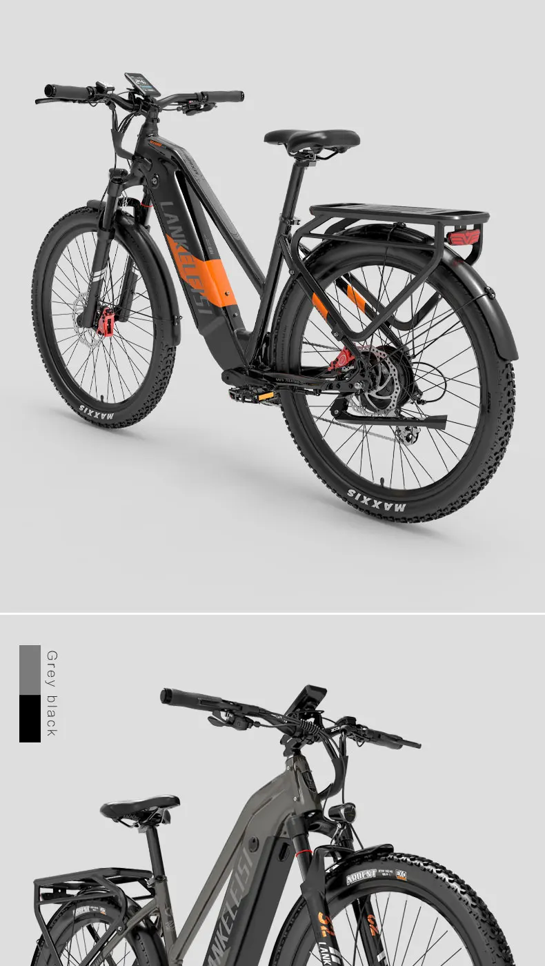 Lankeleisi MX600PRO 500W 48V 20AH 27.5" Electric Trekking Bike 20Ah City Electric Bike