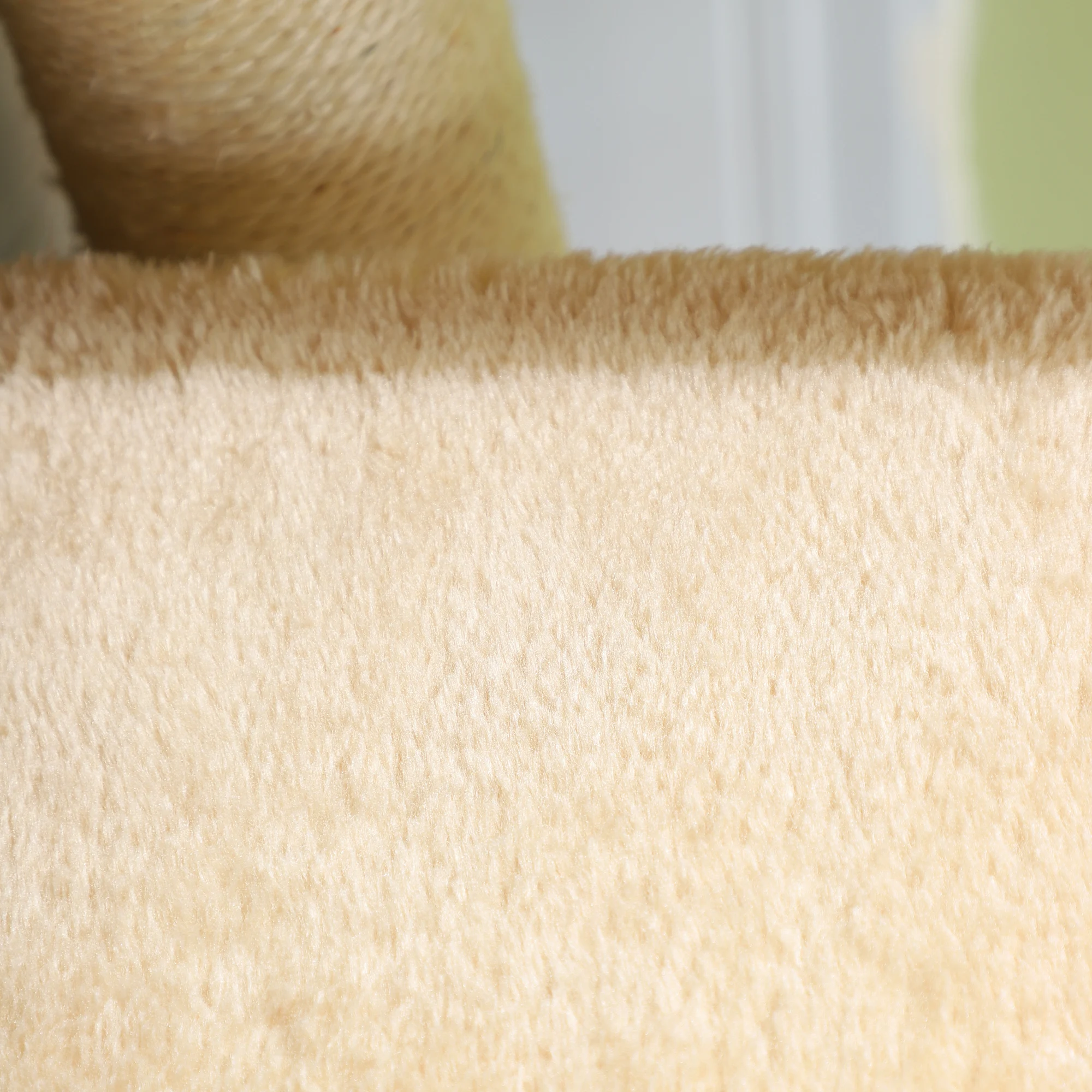Cat stairs for older cats with arthritis, 11cm step height, pet stairs for dogs and cats, plush, cream color, on-site