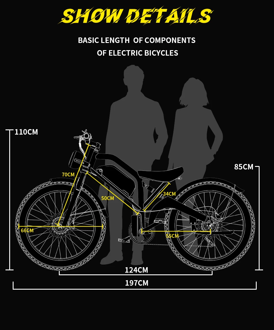 DUOTTS N26 Electric Bicycle 48V20AH Battery E-bike 26*4.0 Inch Wide Tire Adult Electric Bike