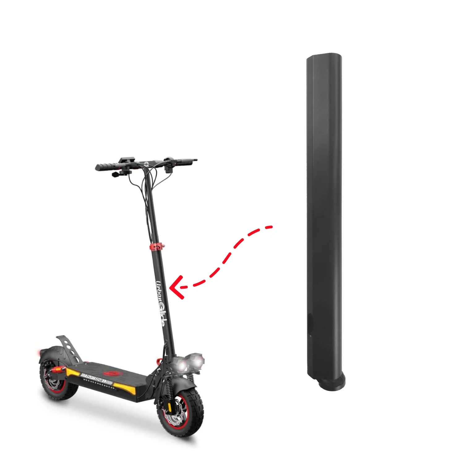 Electric Scooter Pole Folding Support Bar For Urban Glide E-cross One/E-cross Pro2 Scooter Folding Pole Replacement Spare Parts
