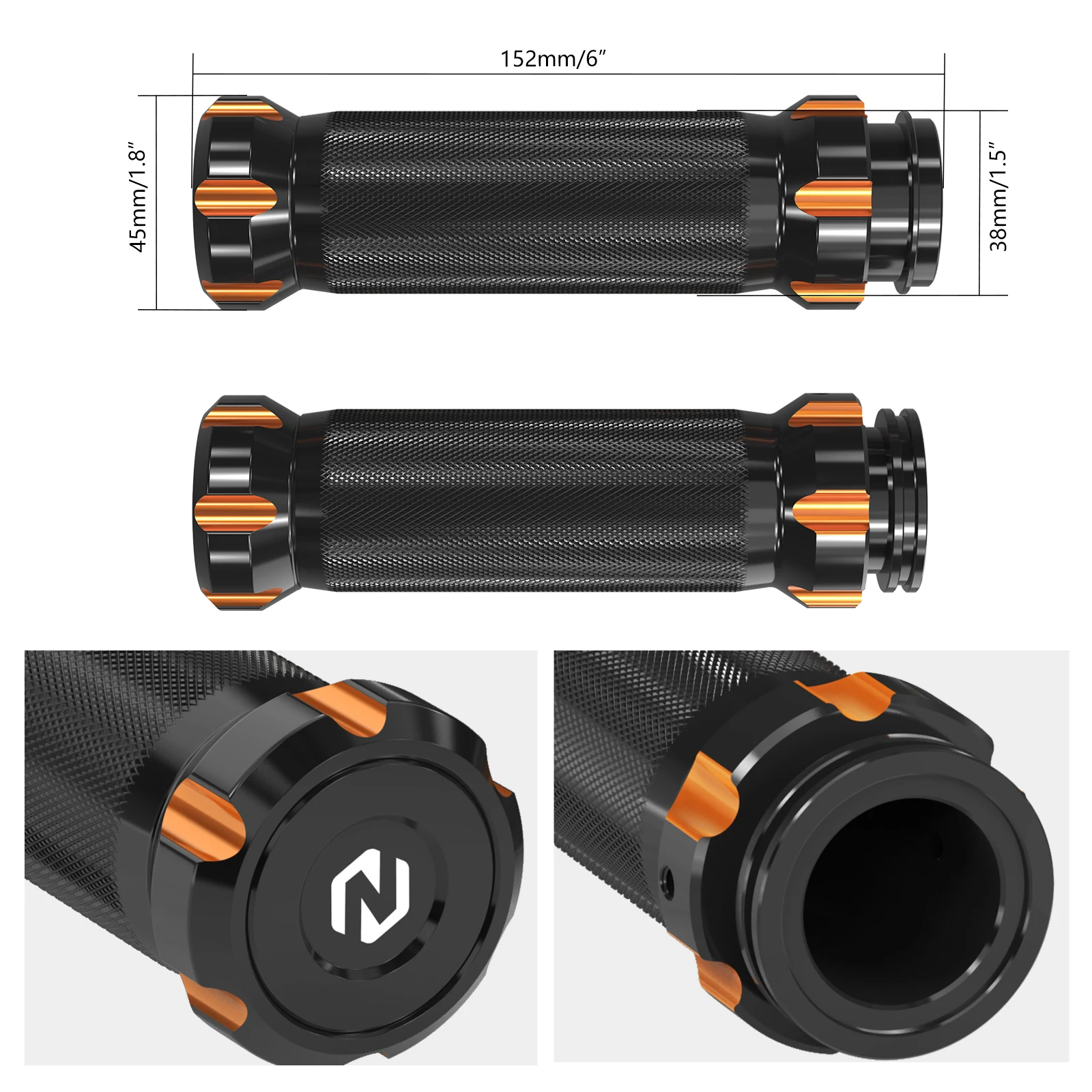 For Harley Street Glide FLHX /Special 2014-2023 Handlebar Hand Grips Road Glide FLTRX/Special Road King FLHR Softail Standard Low Rider Fat Bob Fat Boy Electra Glide Tri Glide Ultra Limited