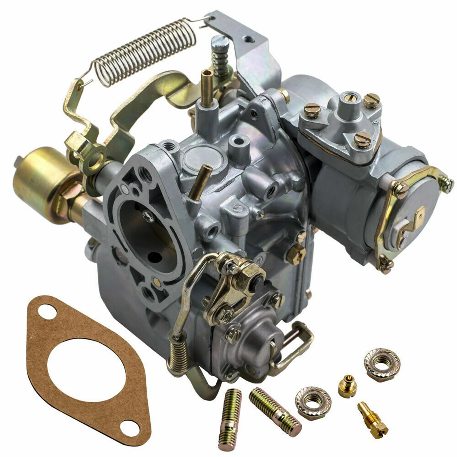Areyourshop 34 Pict-3 Carburetor 113129031K For VW Beetles 1971-1979 Dual Port 1600cc 12V