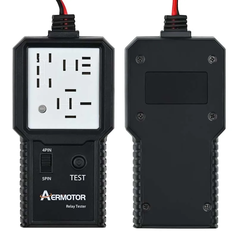 AER Car Relay Tester Electronic Automotive Tester 12V-24V Car Battery Checker Universal LED Indicator Light Alternator Analyzer