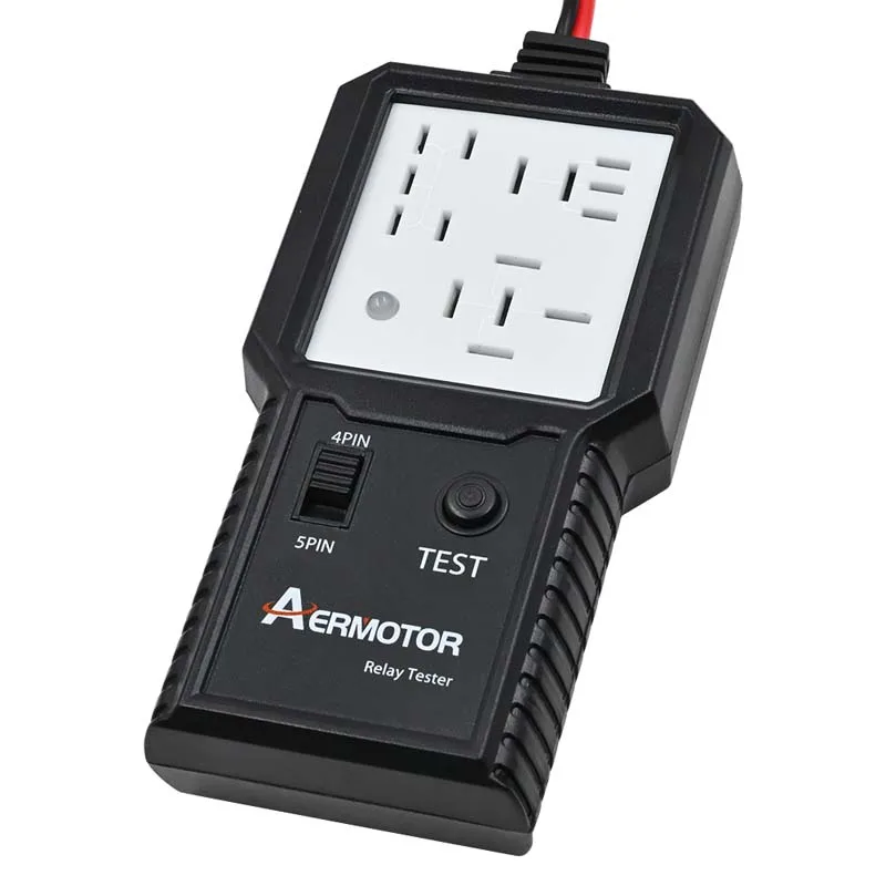 AER Car Relay Tester Electronic Automotive Tester 12V-24V Car Battery Checker Universal LED Indicator Light Alternator Analyzer