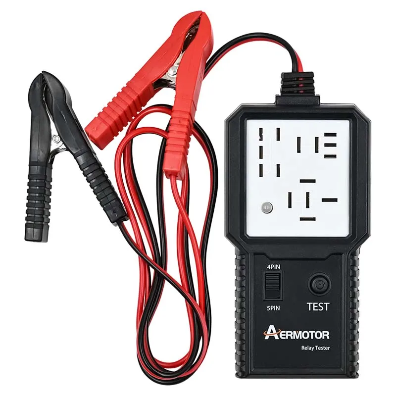 AER Car Relay Tester Electronic Automotive Tester 12V-24V Car Battery Checker Universal LED Indicator Light Alternator Analyzer