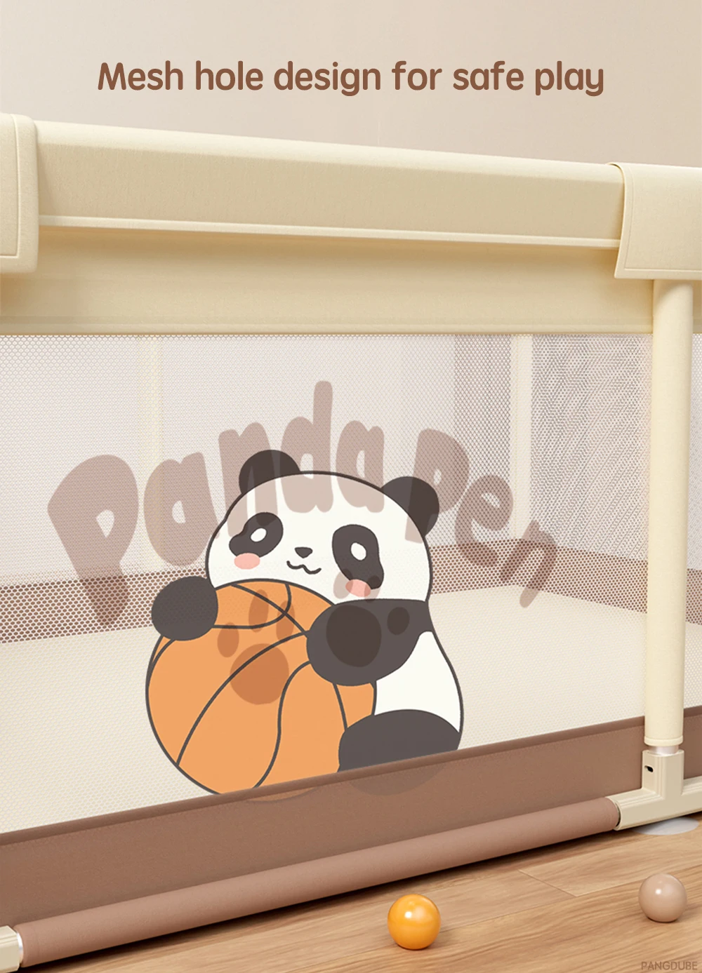 PANGDUBE Cute Baby Playpens 4 Optional Size Playpen for Baby Activity Gym Kids Play Fence Playground Baby Games Park