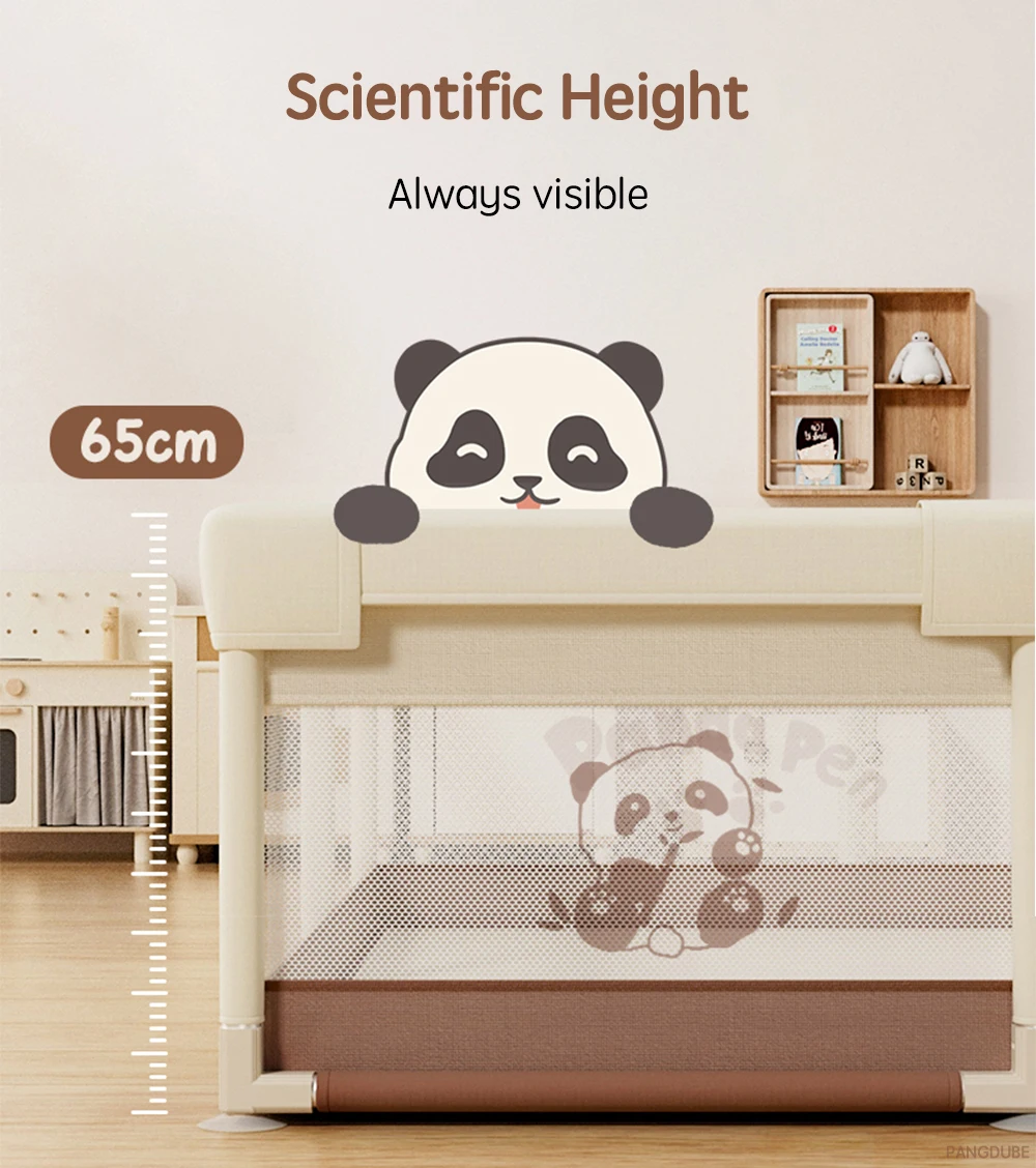 PANGDUBE Cute Baby Playpens 4 Optional Size Playpen for Baby Activity Gym Kids Play Fence Playground Baby Games Park
