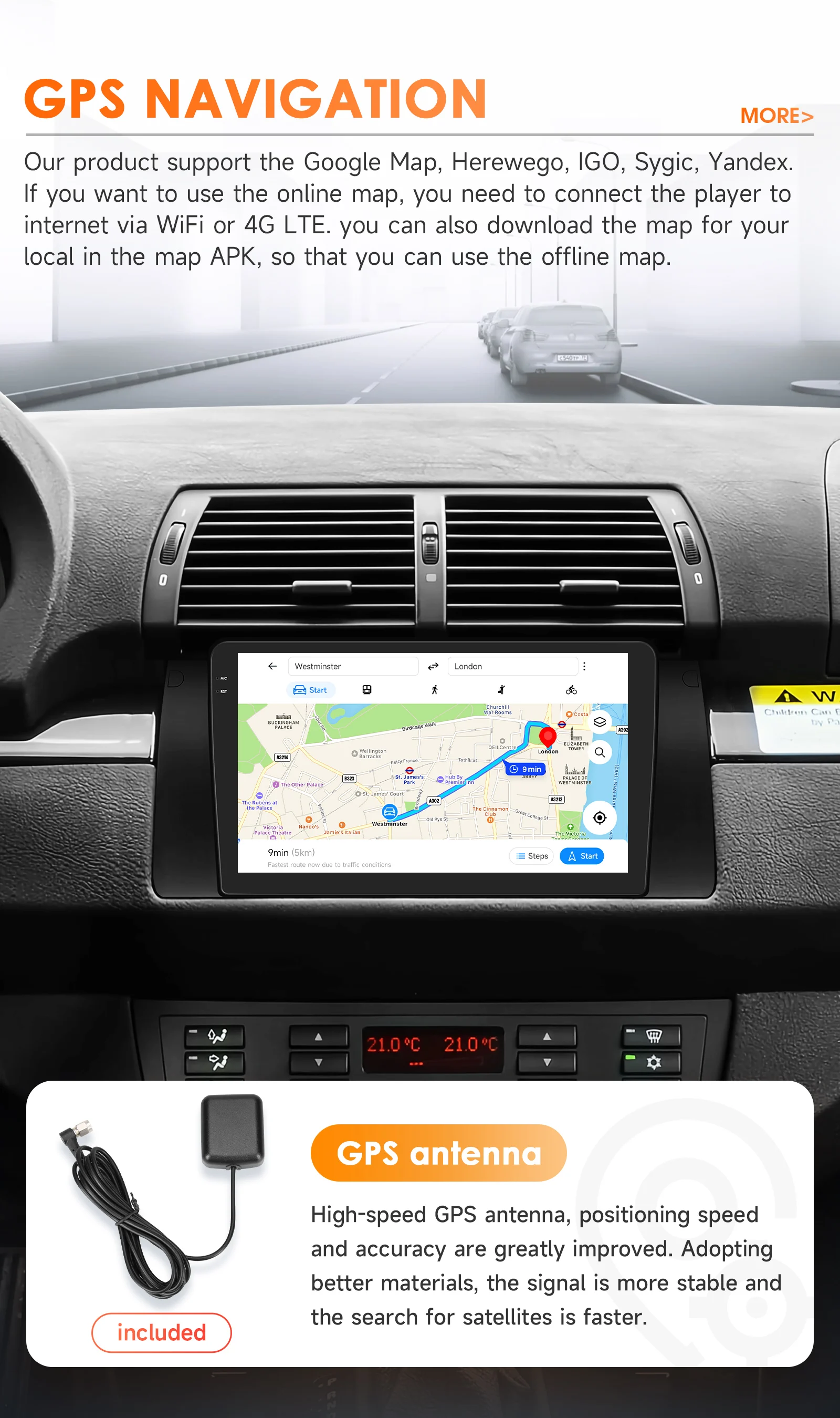Hizpo 2 Din Android Auto Radio For BMW 5 E39 1995 - 2003 E53 X5 M5 Carplay 4G Car Multimedia GPS 2 Din Smart Car Systems AI Voice