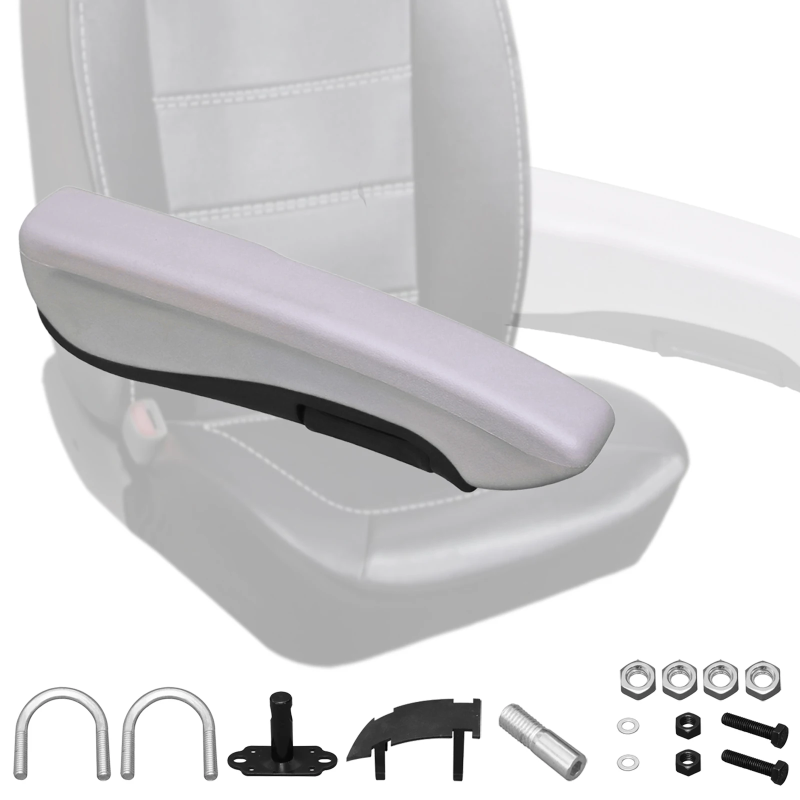 HWHONGRV Seat Armrest Adjustable Wear-Resistant Armrest Accessories, Suitable for Car Truck RV Pickup Seat Armrests