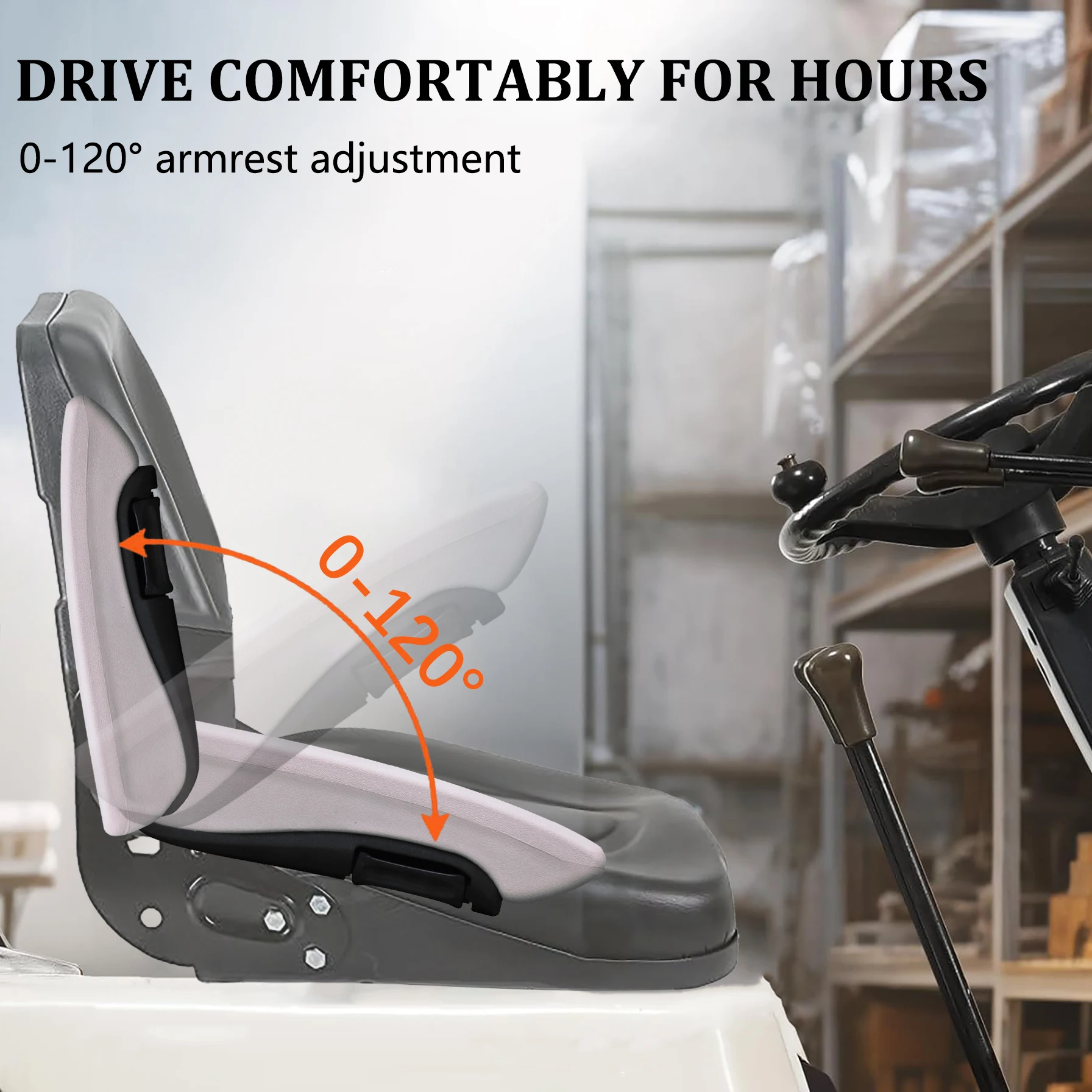 HWHONGRV Seat Armrest Adjustable Wear-Resistant Armrest Accessories, Suitable for Car Truck RV Pickup Seat Armrests