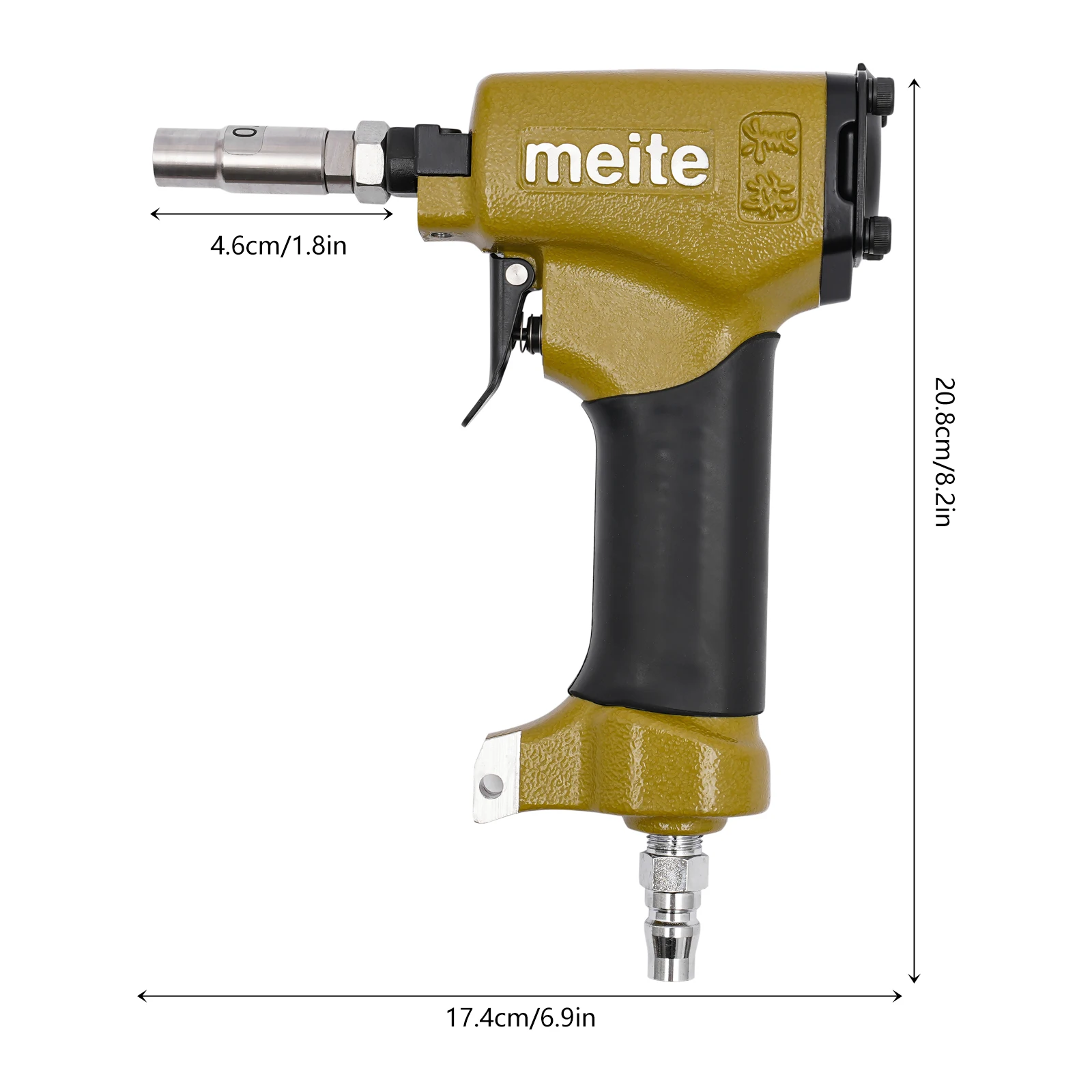 1170 Pneumatische Deck Nailer Dekorative Nailer Zeichnung Pin Gun für Polsterung