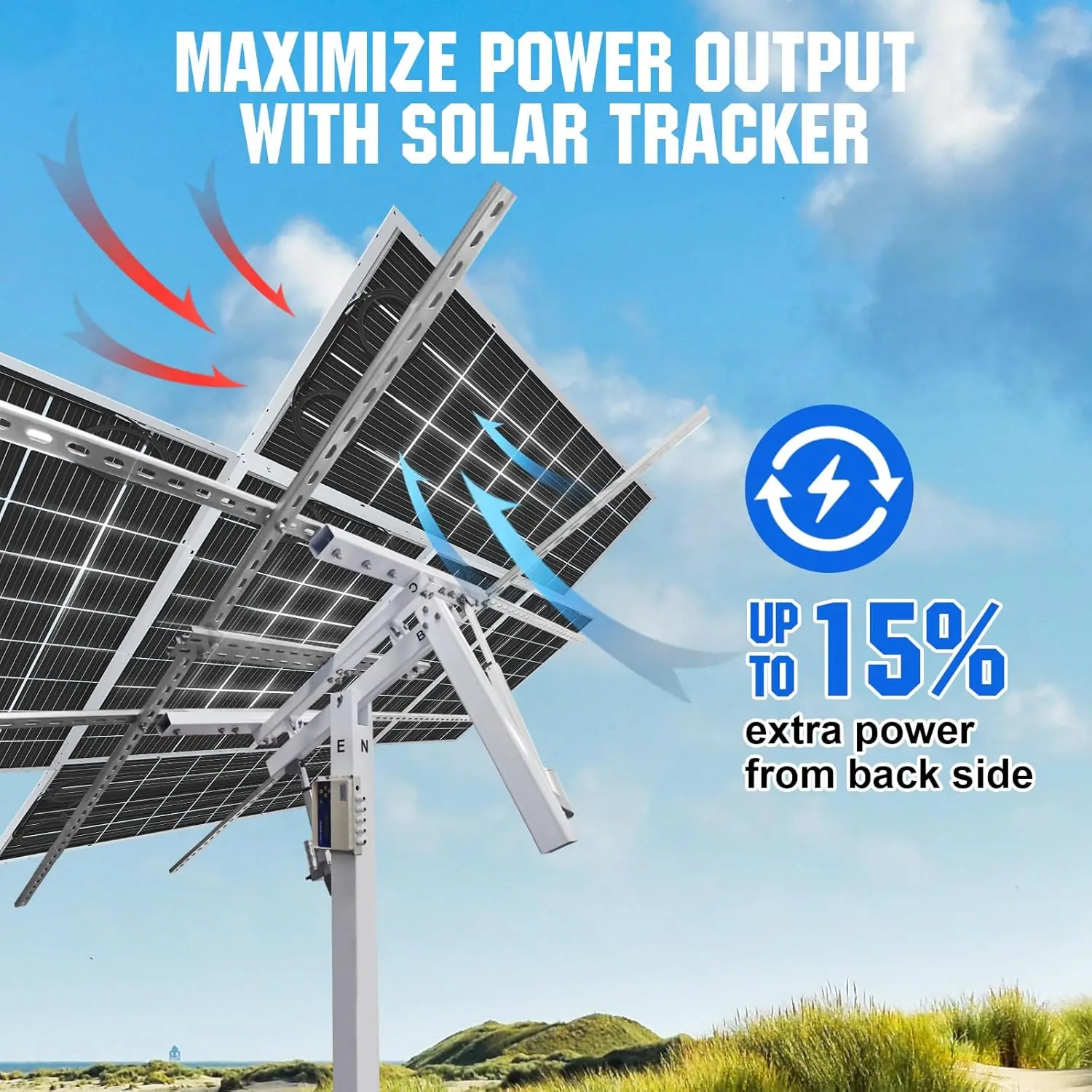 Bifacial solar panel 120W 18V monocrystalline Transparent solar panel for 12V batteries, photovoltaics for camper boat RV