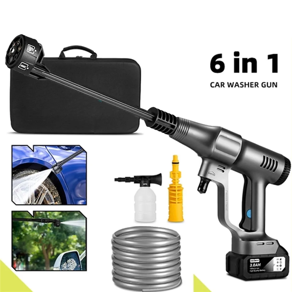 3500W 200Bar Brushless Electric High Pressure Washer Cordless Efficient Car Garden Cleaning Spray Gun ToolFor Makita 18V Battery