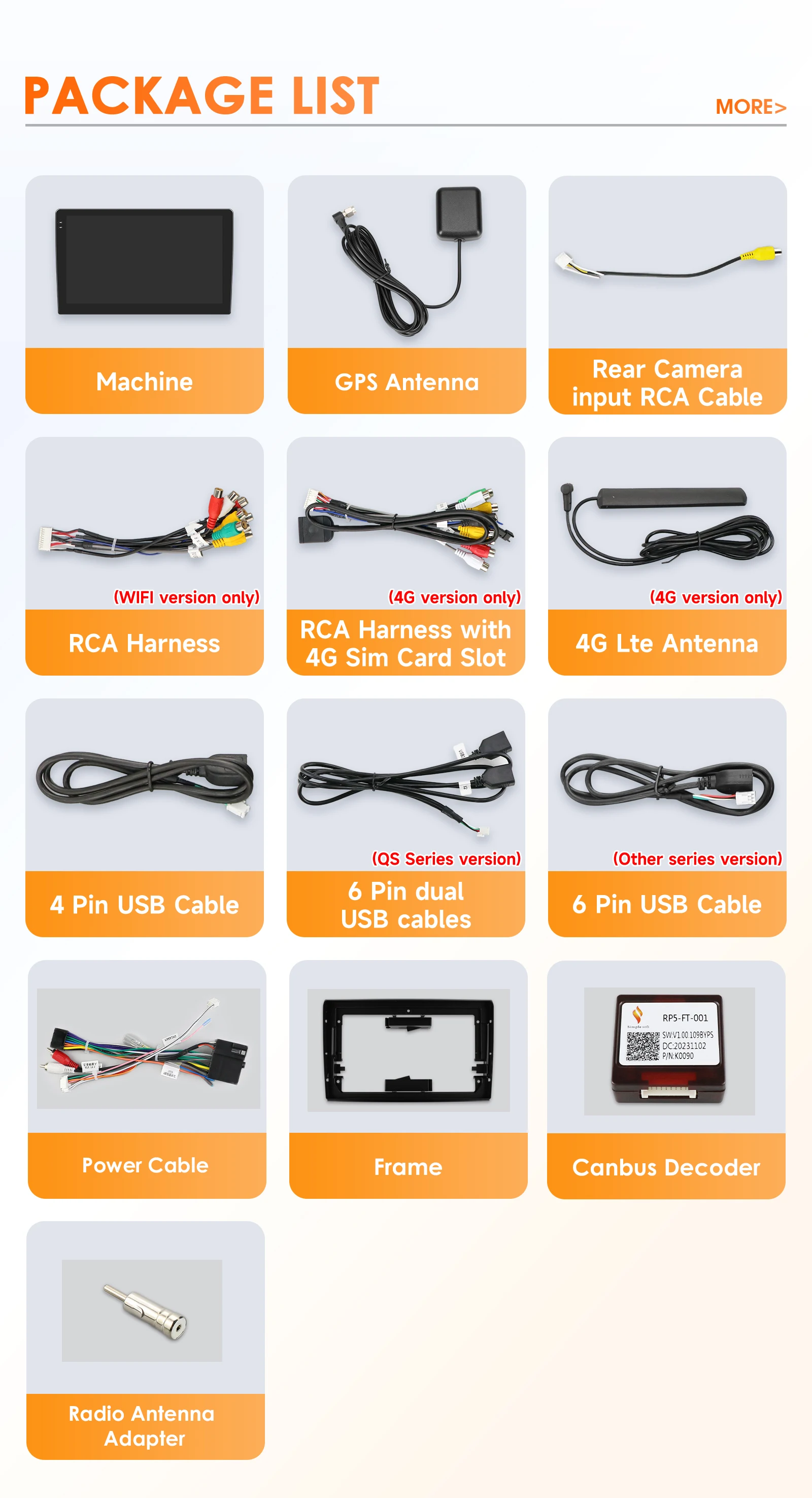 Hizpo 9inch 2Din Android Car Radio for Fiat Bravo 2007 - 2012 Snapdragon 6115 GPS RDS DSP 4G BT SWC Auto CarPlay 360°CAM