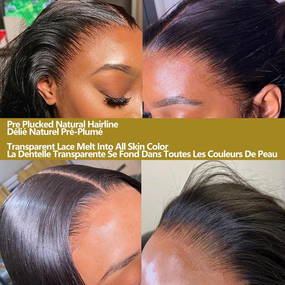 Human Hair Frontal 13x4 Lace Frontal Only Straight Brazilian Natural Human Hair Transparent Lace Human Hair Swiss Lace Front