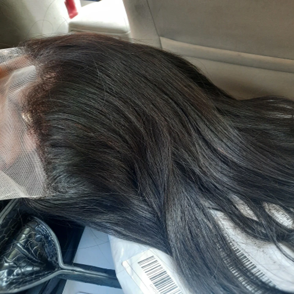 Human Hair Frontal 13x4 Lace Frontal Only Straight Brazilian Natural Human Hair Transparent Lace Human Hair Swiss Lace Front