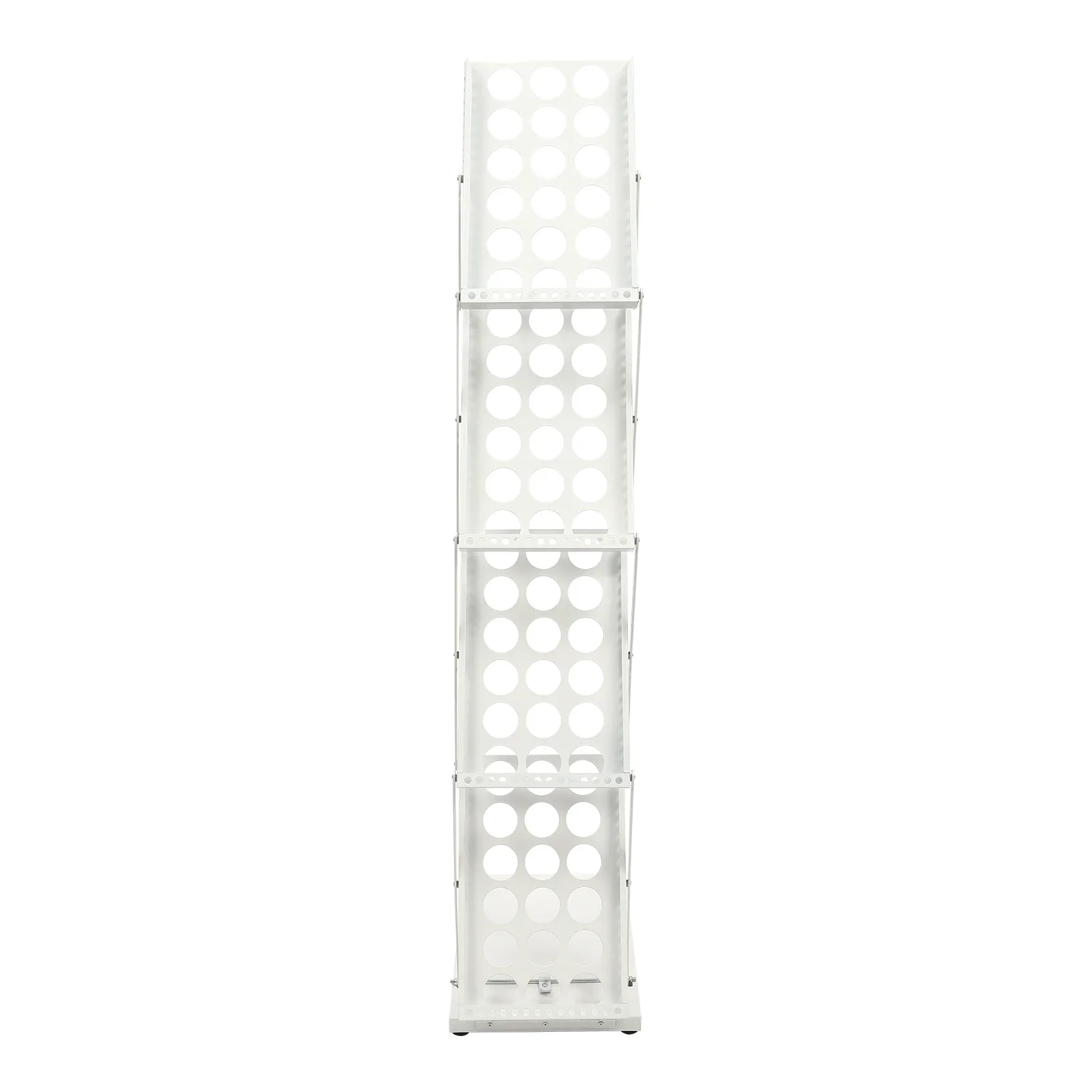 Literature Display Stand Foldable Magazine Rack Catalogue Rack with 4 Pockets for Exhibition and Trade Show