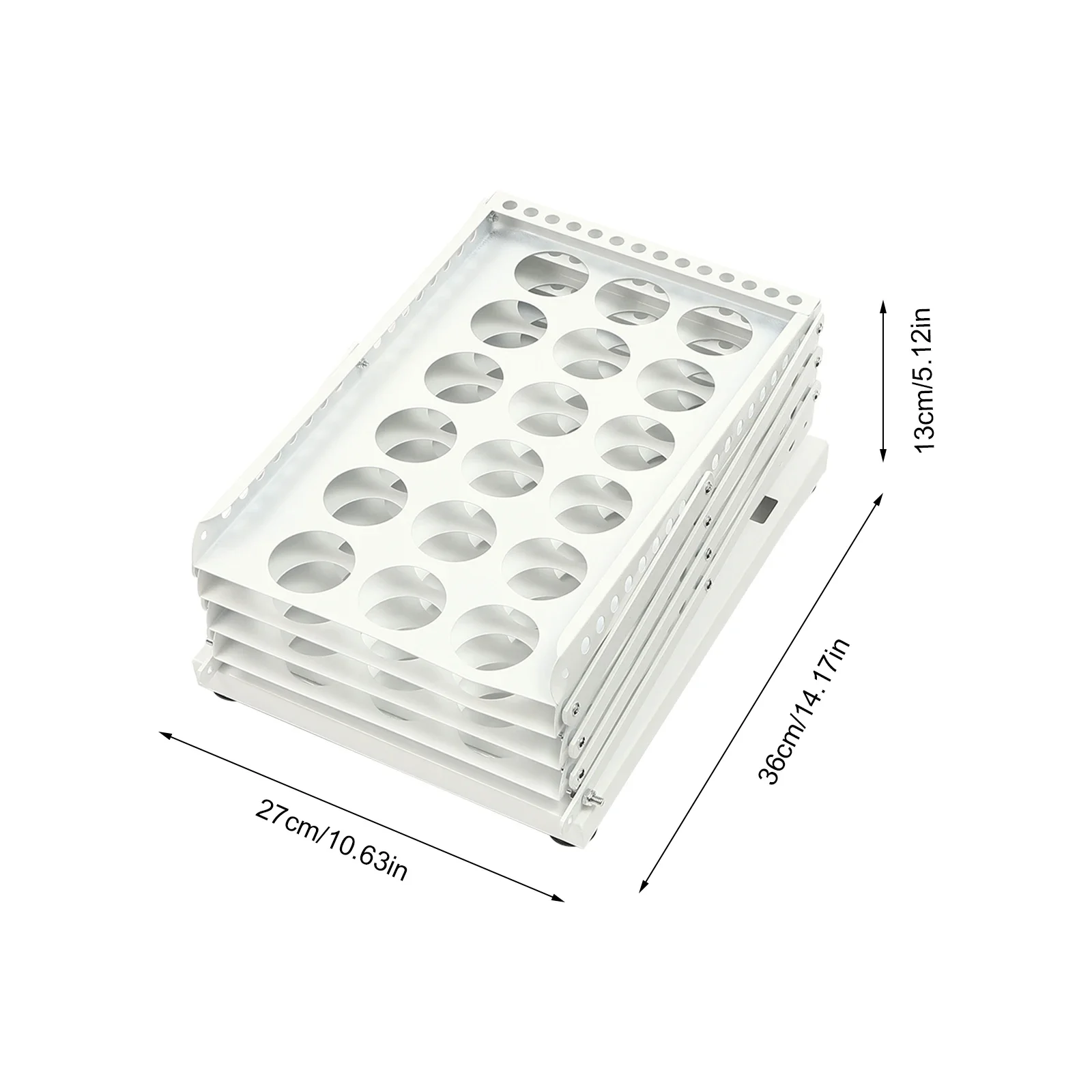 Literature Display Stand Foldable Magazine Rack Catalogue Rack with 4 Pockets for Exhibition and Trade Show