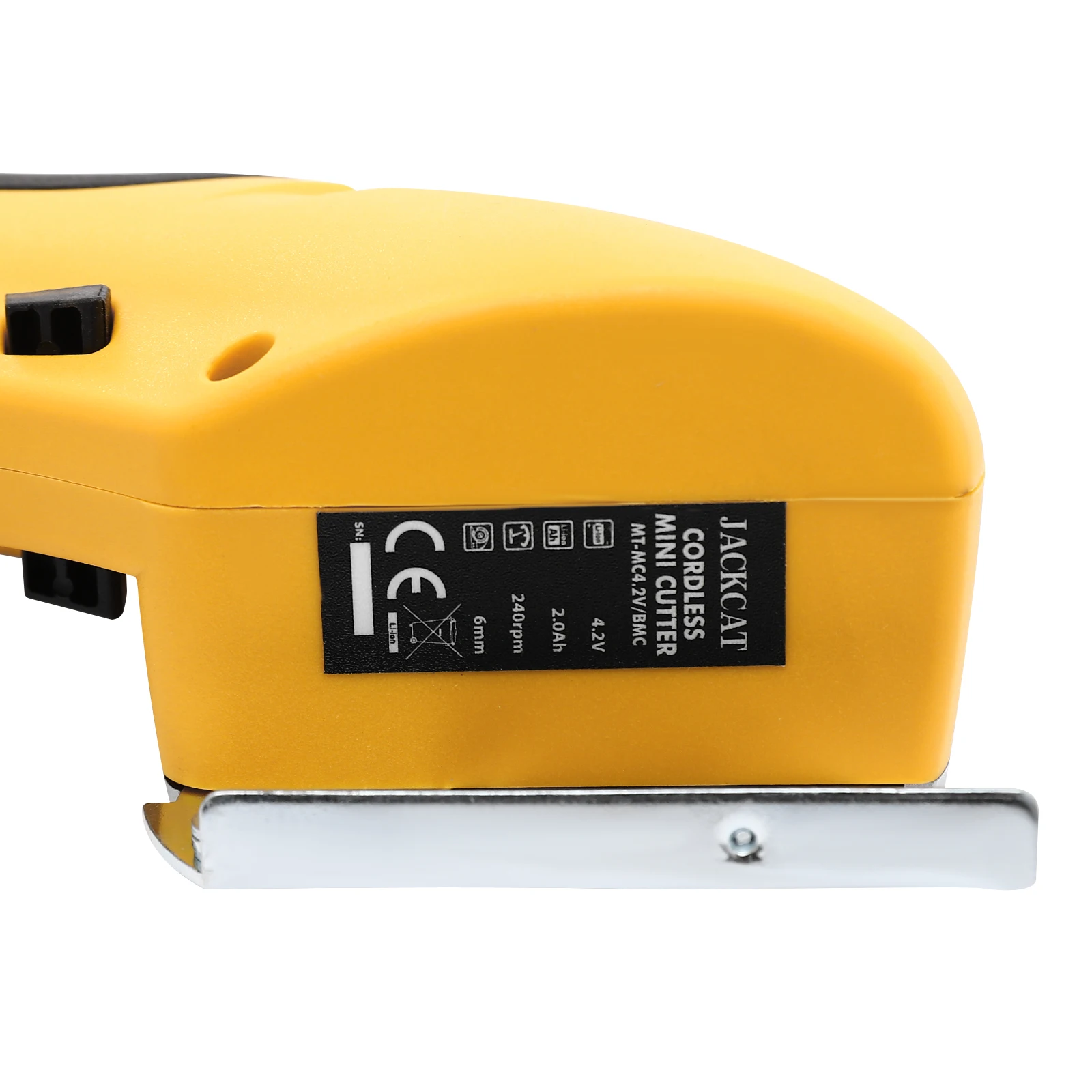 2000mAh Cordless Electric Cutter & Craft Knife 240RPM 6mm Tungsten Blade, 4.2V Rechargeable for Leather, Carpet & Paper Cutting
