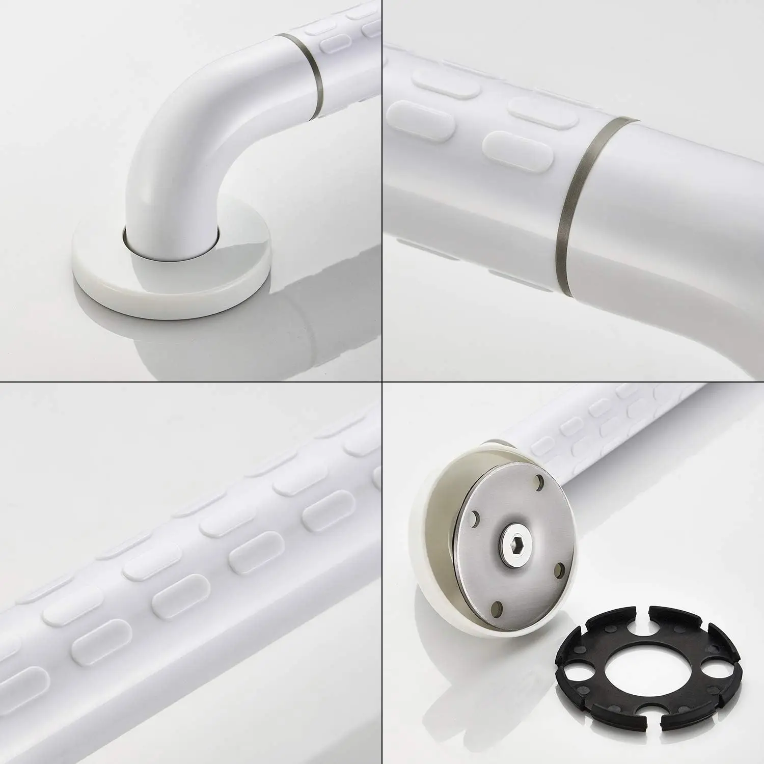 Non-Slip Stainless Steel Grab Bar, 35cm, Bathroom & Toilet Safety Handrail for Elderly, Kids, and Pregnant Women
