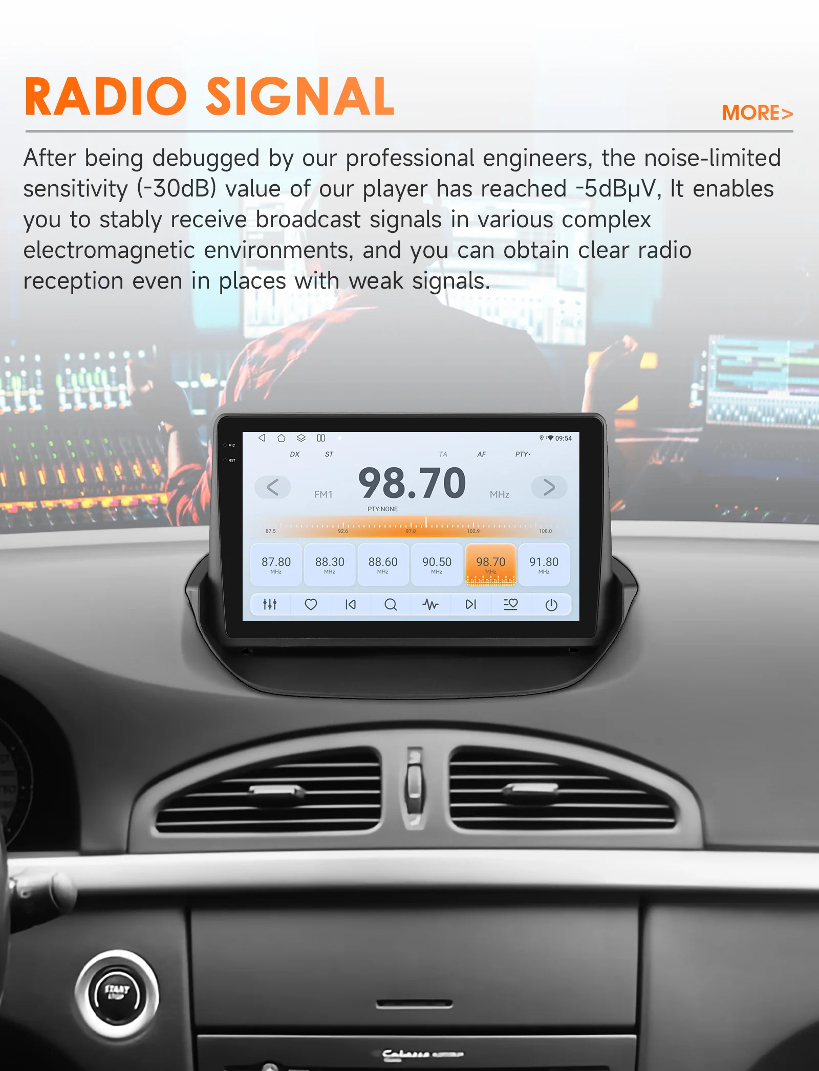 Hizpo Android Car Radio Multimedia Video Player for Renault Laguna 2 2001-2007 2 Din GPS Navigation Stereo Carplay 8 Core 8+128G