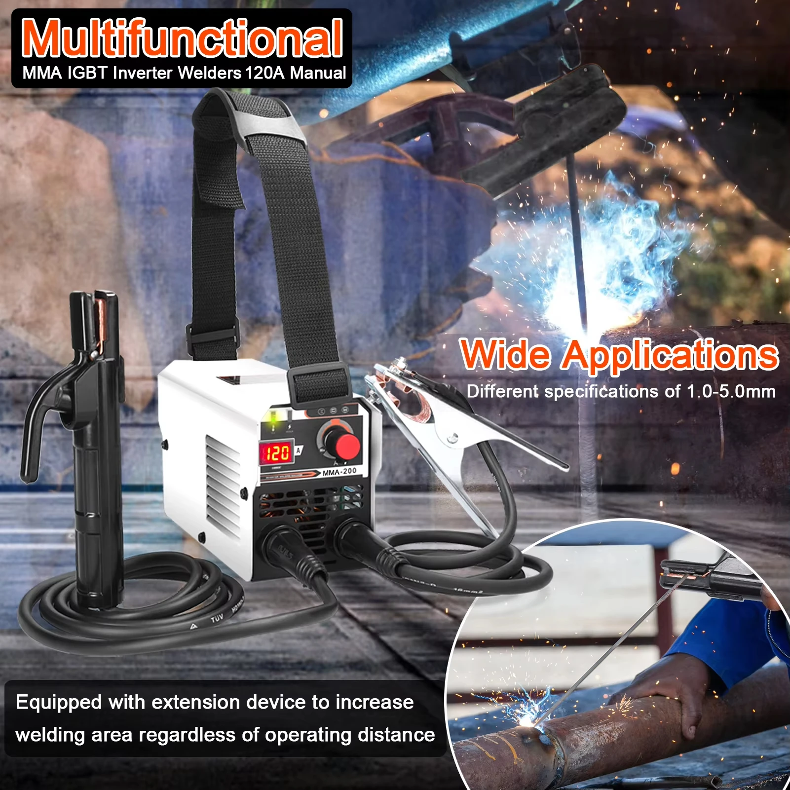 MMA MIG MAG TIG Welding Machine IGBT DC Inverter Welder Automatic Wire Feeding Contact Welding Non-Gas Gas-Shielded Arc Welder