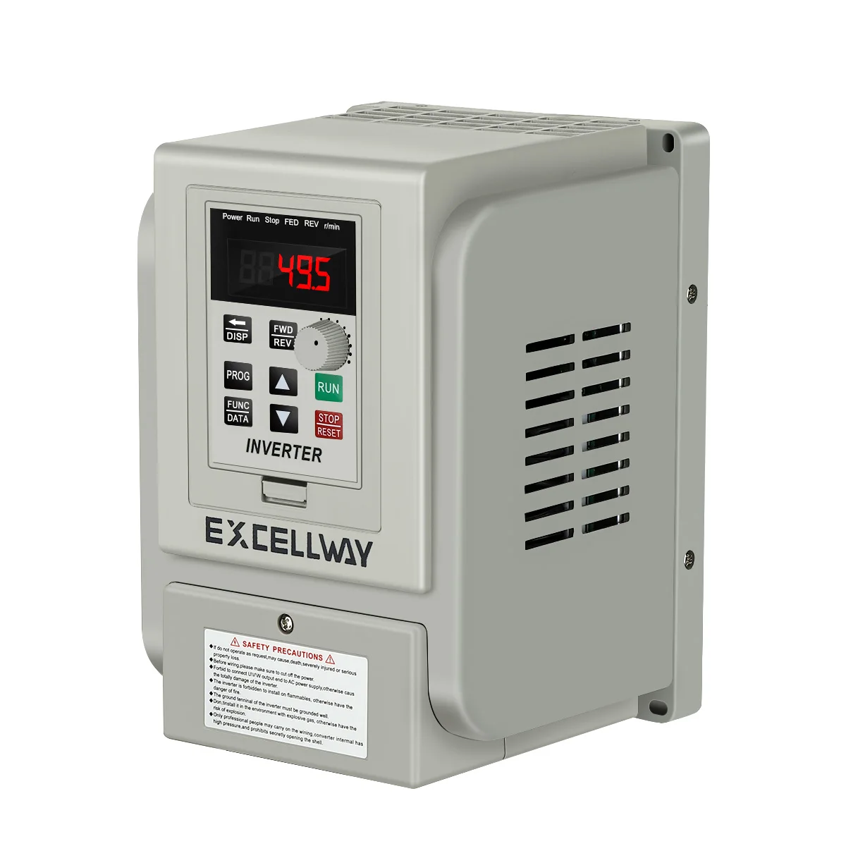 2.2/4KW 220V PWM Control Inverter 1 Phase Input 3 Phase Output Inverter Variable Frequency Converter by EXCELLWAY