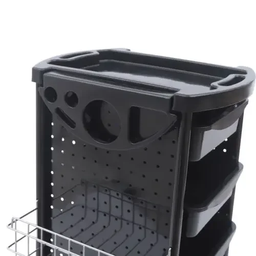6 Levels Salon Hairdressing Trolley On Wheels With 5 Drawers 37.4*20.9*17.3inch