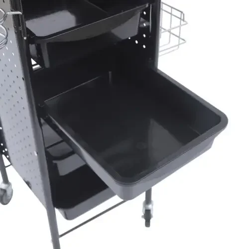 6 Levels Salon Hairdressing Trolley On Wheels With 5 Drawers 37.4*20.9*17.3inch