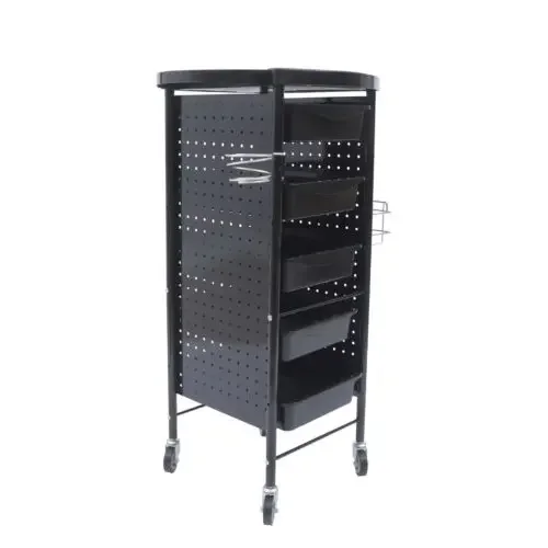6 Levels Salon Hairdressing Trolley On Wheels With 5 Drawers 37.4*20.9*17.3inch