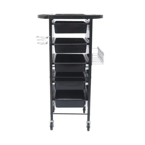 6 Levels Salon Hairdressing Trolley On Wheels With 5 Drawers 37.4*20.9*17.3inch