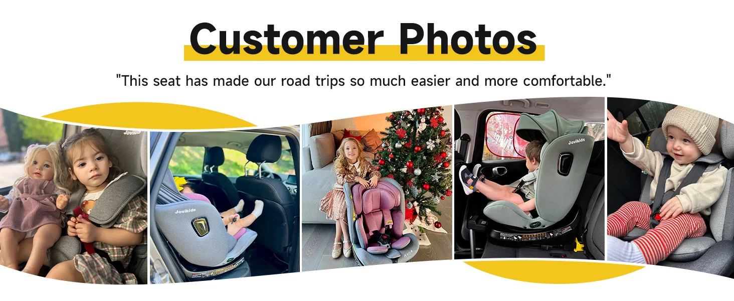 Jovikids Ranger 360° Swivel i-Size Baby Car Seat 40-150cm with Support Leg