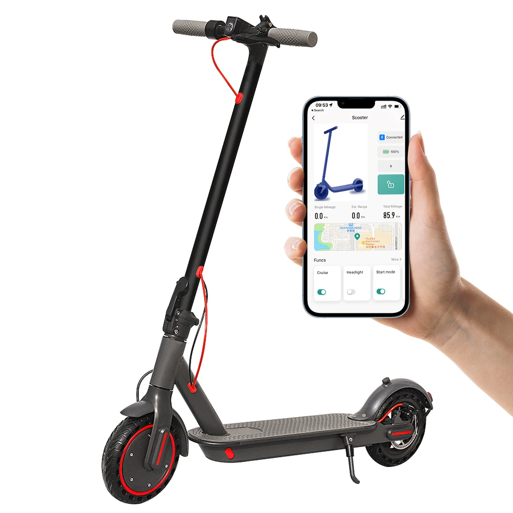 JUICEASE A1Tuya Electric Scooter Powerful Motor 36V 10.4Ah 35KM Long Range 8.5 Inch Foldable Smart APP Adult Commuter Portable Electric Scooter EScooter
