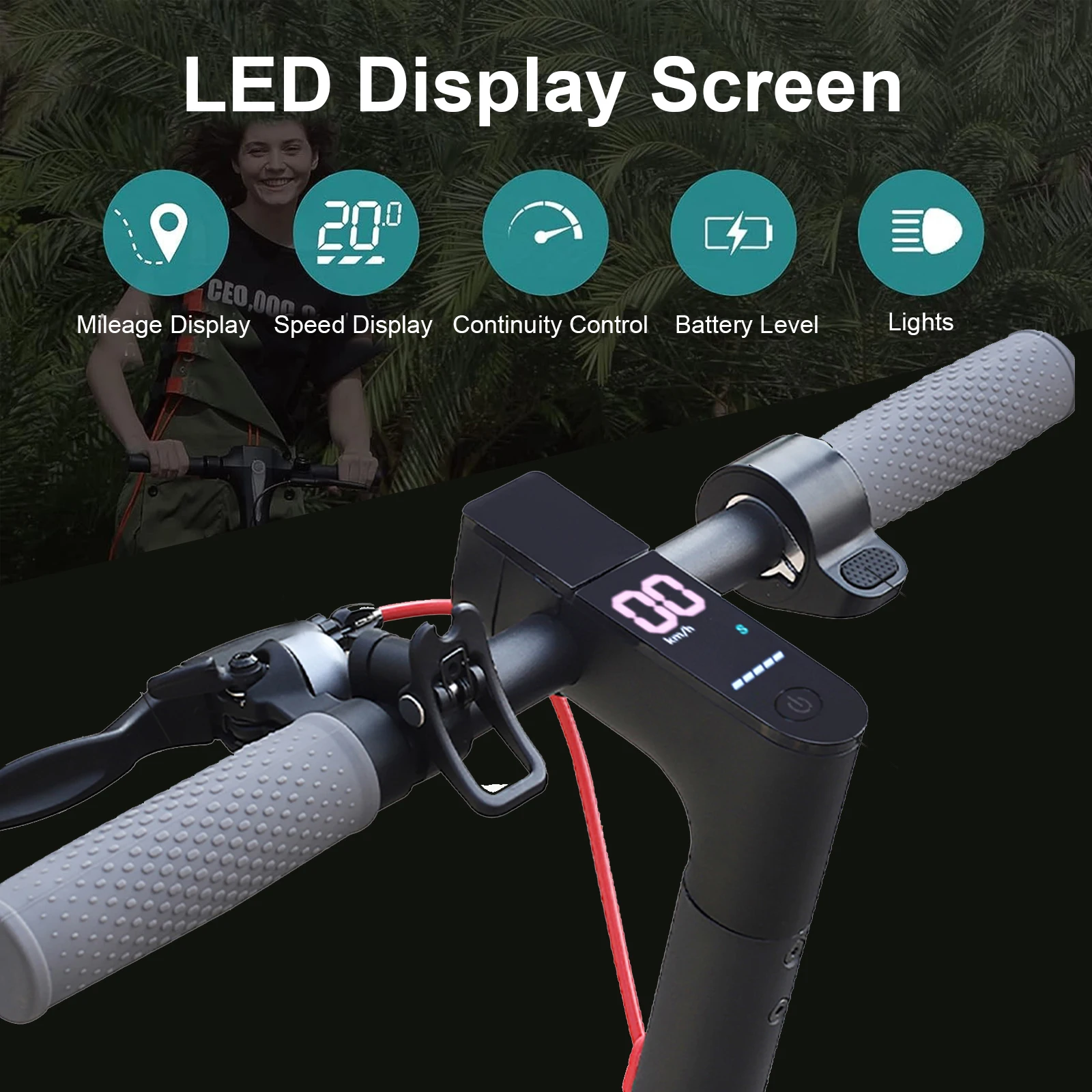JUICEASE A1Tuya Electric Scooter Powerful Motor 36V 10.4Ah 35KM Long Range 8.5 Inch Foldable Smart APP Adult Commuter Portable Electric Scooter EScooter
