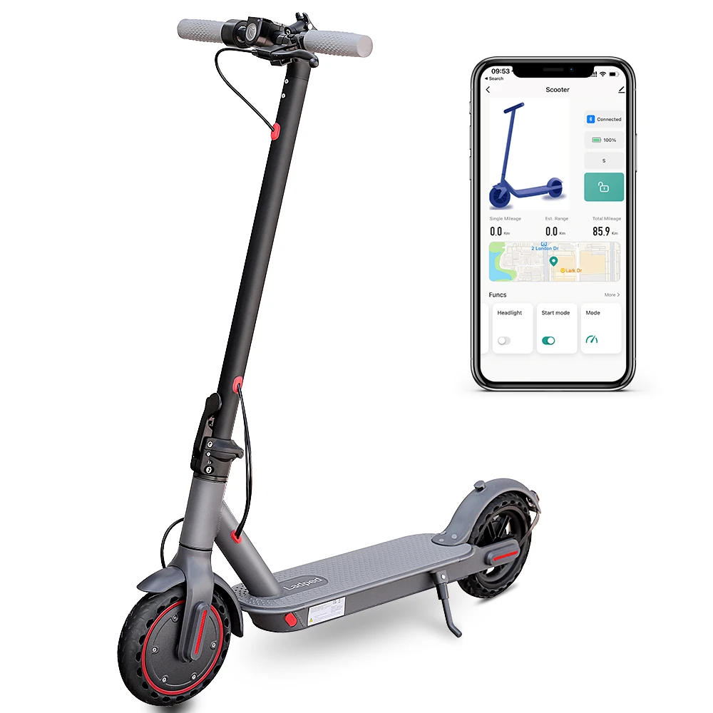 JUICEASE A1Tuya Electric Scooter Powerful Motor 36V 10.4Ah 35KM Long Range 8.5 Inch Foldable Smart APP Adult Commuter Portable Electric Scooter EScooter