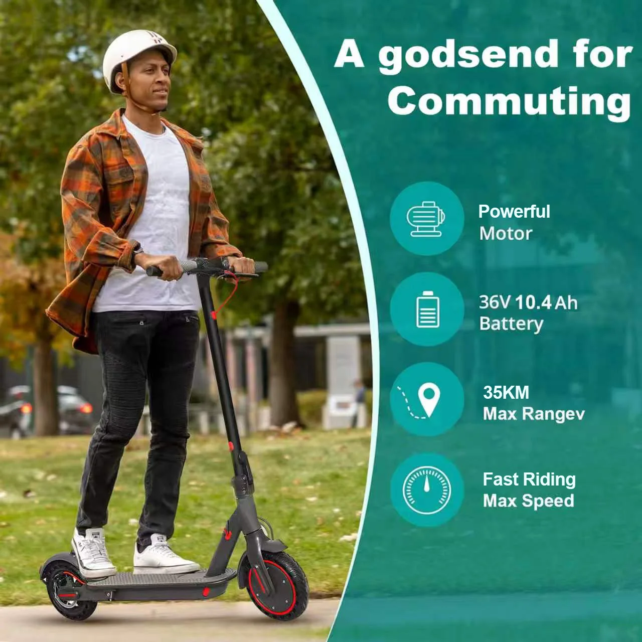 JUICEASE A1Tuya Electric Scooter Powerful Motor 36V 10.4Ah 35KM Long Range 8.5 Inch Foldable Smart APP Adult Commuter Portable Electric Scooter EScooter
