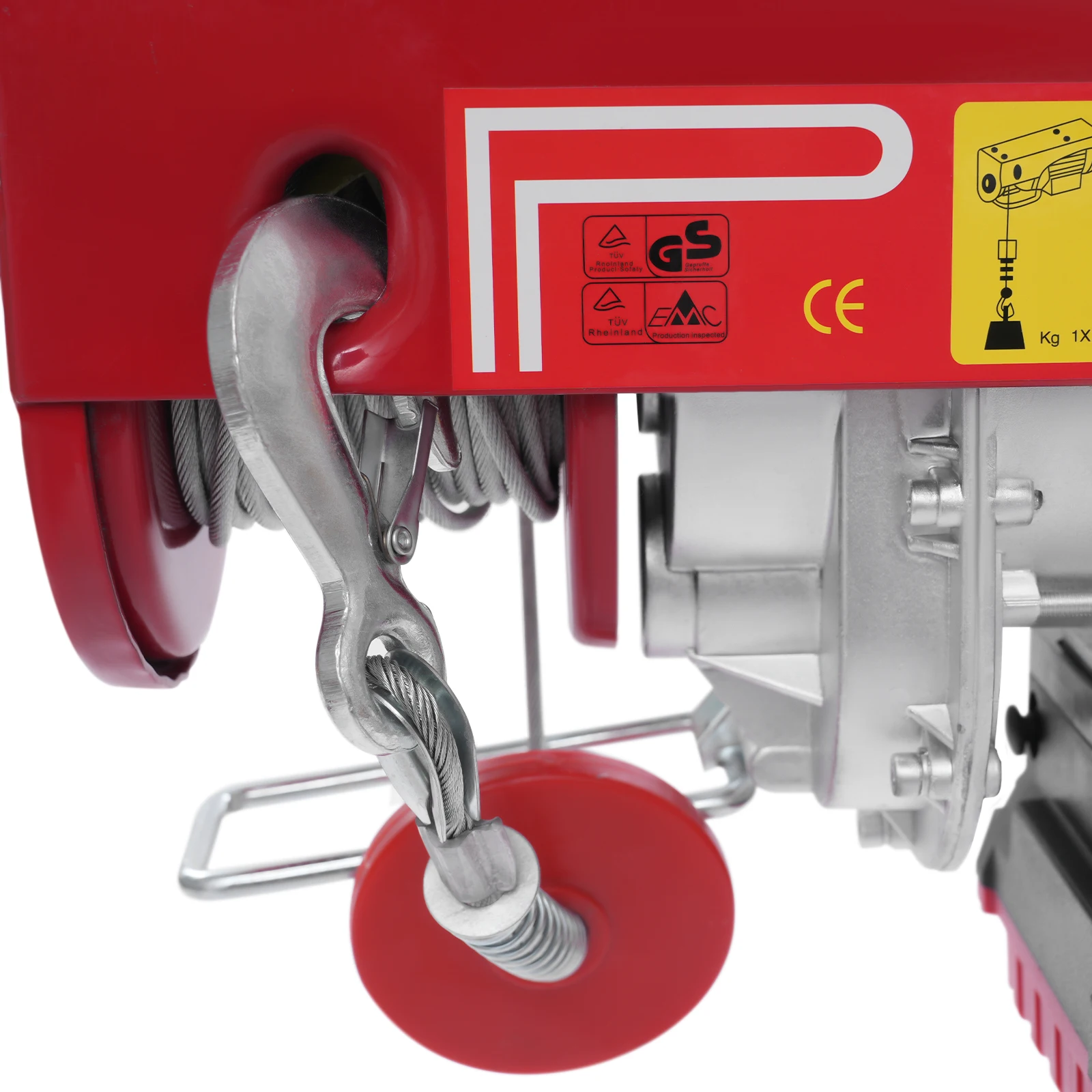 400kg Electric Hoist Lifting Crane Wireless Remote Control Cable Hoist Winch with Double Rope