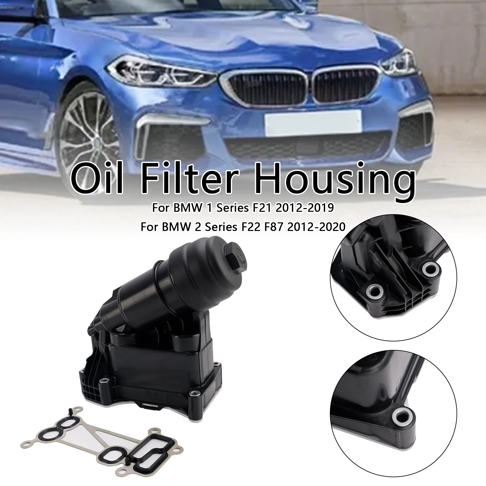 Oil Filter Housing 7800066 Fit for BMW F20 F21 2011-2019 F22 F87 2012-2020 E90