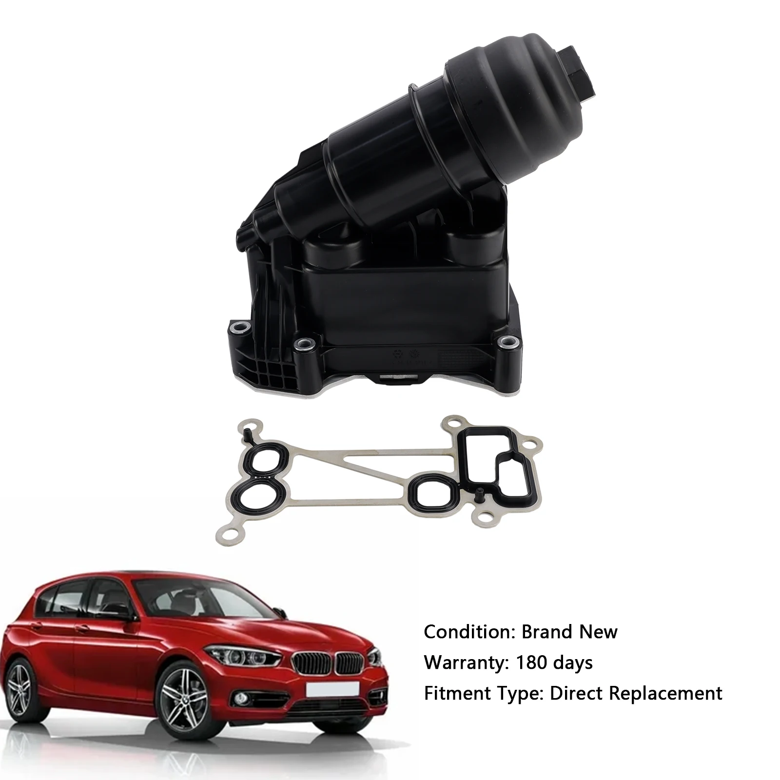 Oil Filter Housing 7800066 Fit for BMW F20 F21 2011-2019 F22 F87 2012-2020 E90