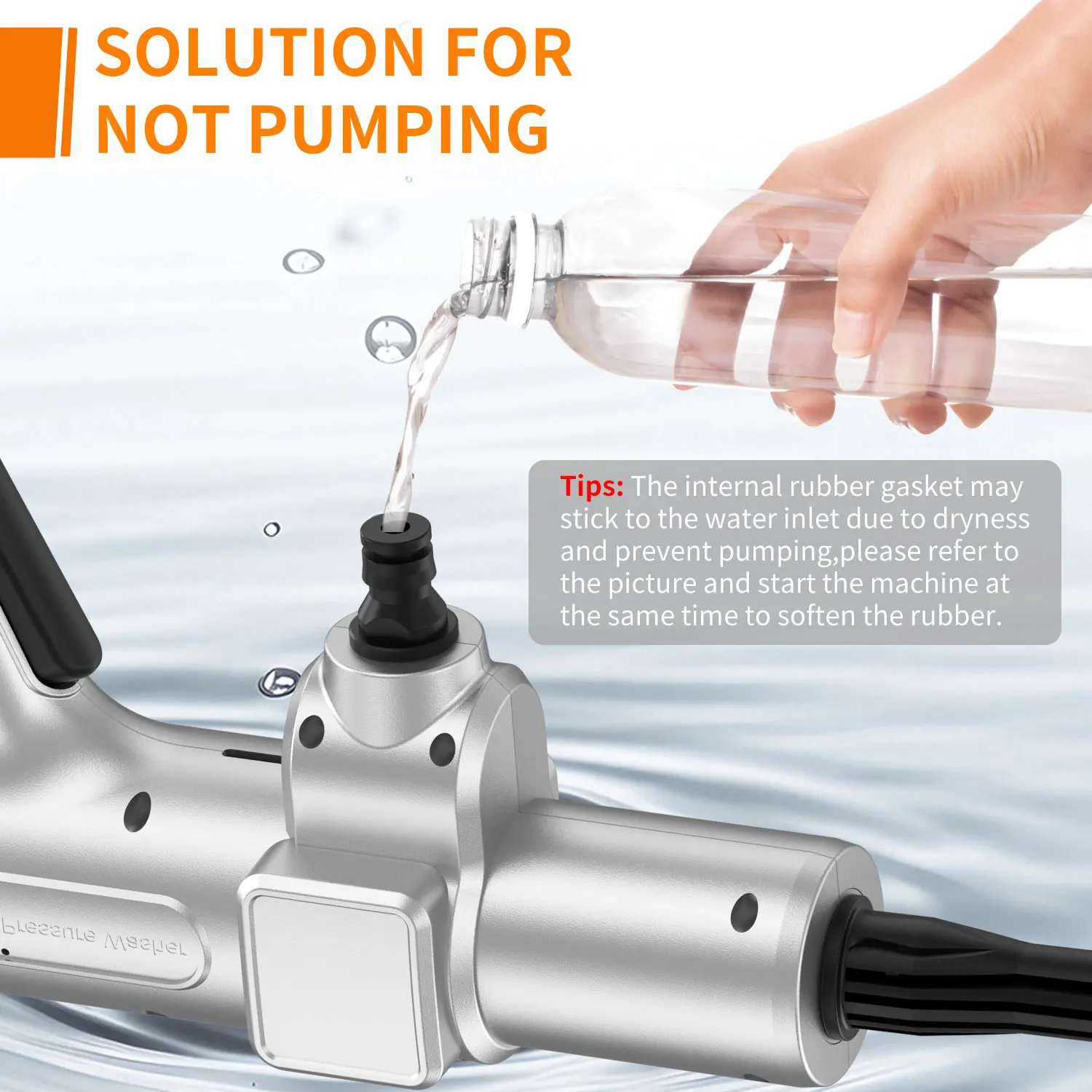 300W 35Bar Cordless High Pressure Washer Gun 2 Gear Brushless Electric Car Washer 6IN1 Irrigation Sprayer for Makita 18V Battery