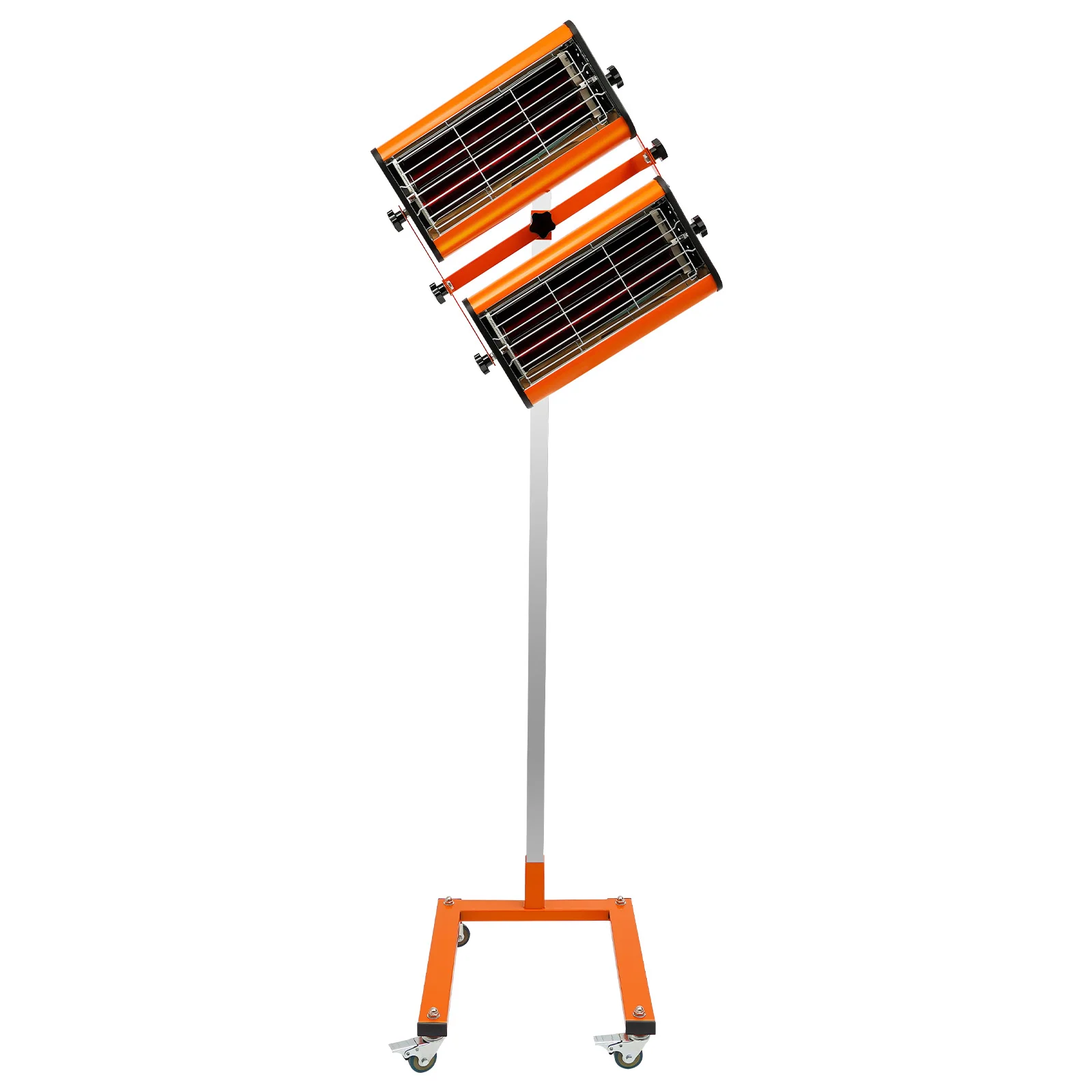 Glass Tungsten Infrared Paint Dryer, 2000W 2.62*1.97ft Baking Area Dryer, Paint Curing Equipment for Auto Body Wood Metal