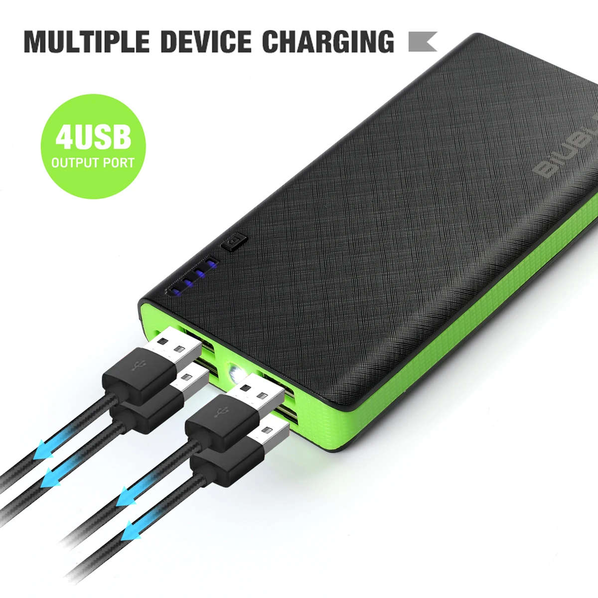 Power Bank Fast Charging 100% 20000 MAh Sufficient Capacity Portable Battery Charger for iPhone Xiaomi Huawei Samsung