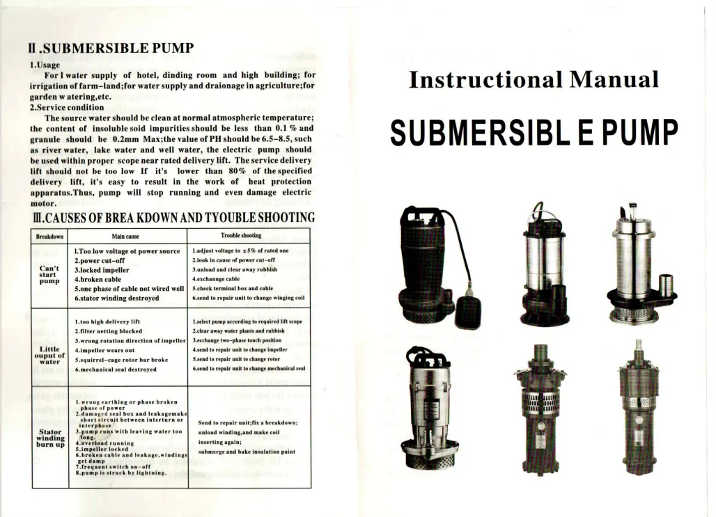 2HP Submersible Water Pump 1500W, 36000L/H Stainless Steel Sump Pump with Float Switch, Clean & Dirty Water Drainage for Swimming Pool, Farm, Industry