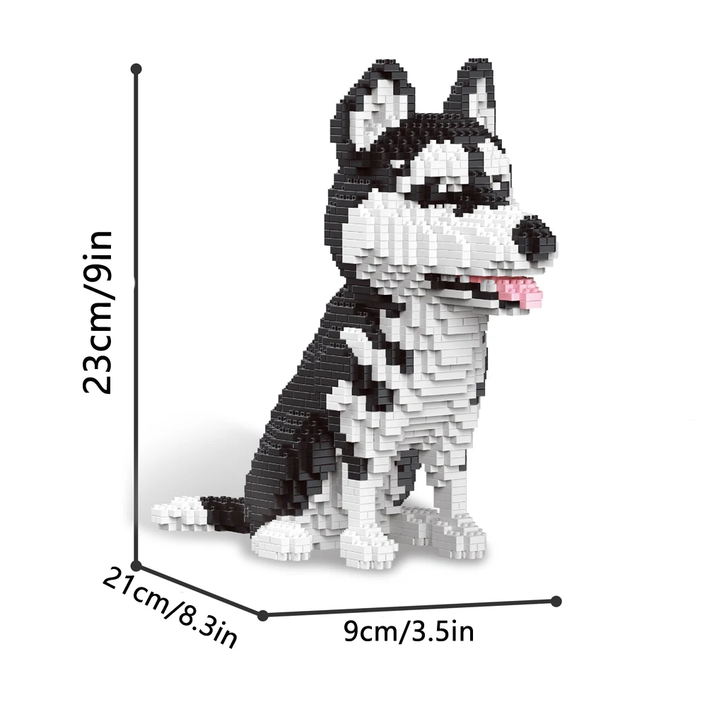 Celebrate Your Love for Dog with a 9inch Long Dachshund Model Micro Mini Building Blocks Set - an Educational & Recreational Toy