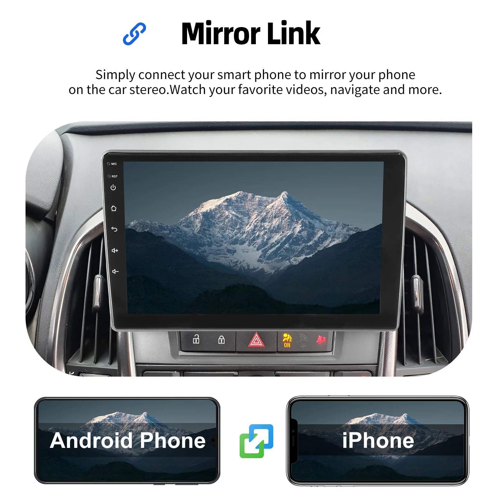 ESSGOO 9" Car Radio Android 14 For Opel Astra J 09-14 Buick Excelle Verano 10-15 Multimedia Player Navi GPS Carplay Android Auto